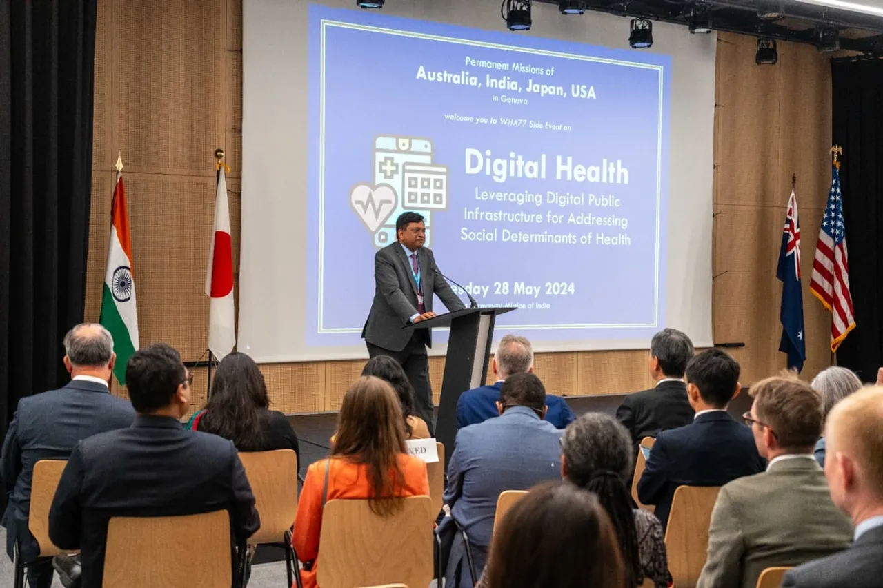 India Hosts Side Event on Digital Health at 77th World Health Assembly in Geneva