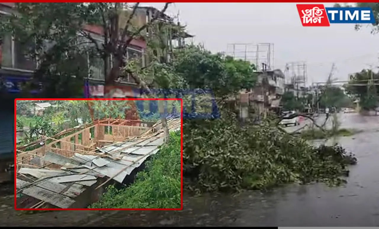 Cyclone 'Remal': Strong Winds & Heavy Rainfall Wreak Havoc Across Assam