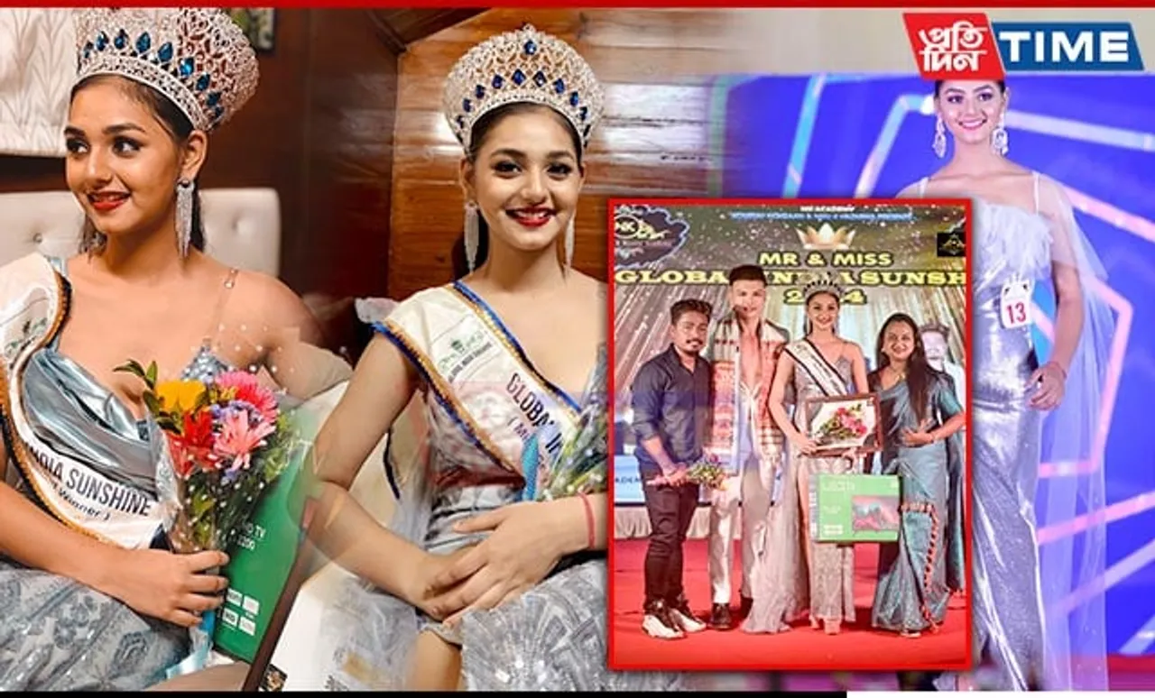Assam's Kristina Borah Triumphs Nationally, Wins Miss Global India Sunshine 2024 Crown