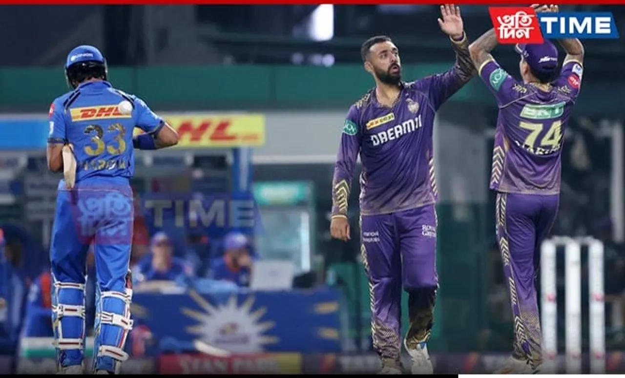 IPL 2024: KKR Roars into Playoffs with Thrilling Victory Over MI