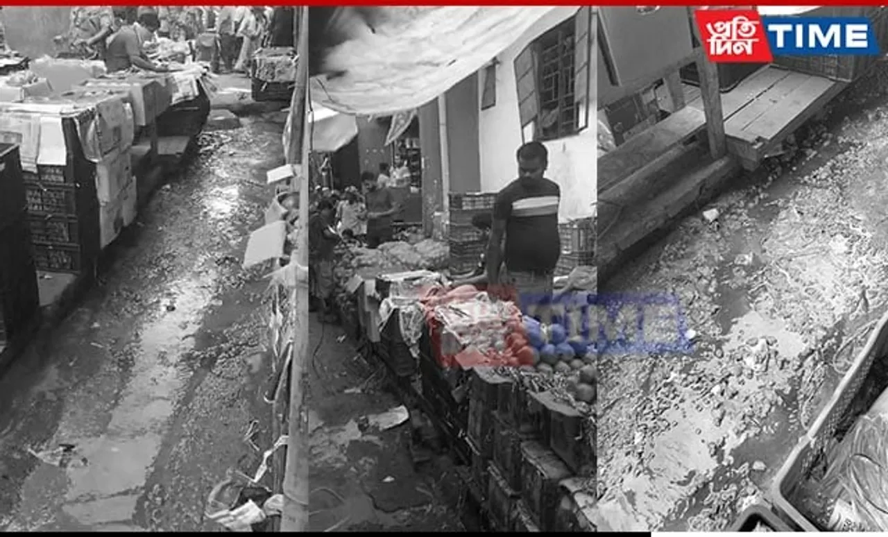 Guwahati’s Fancy Bazar Fruit Market Plagued by Filth as Authorities Turn a Blind Eye
