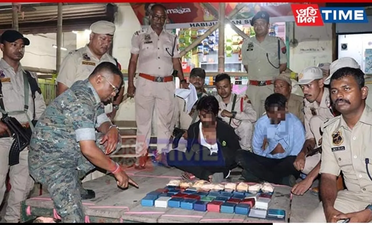 Assam: Major Drug Busts at Baksa and Margherita; 5 Peddlers Apprehended