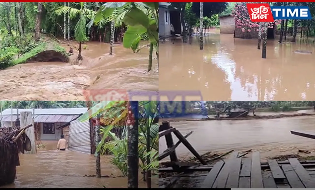 NEEPCO Opens Dam Gates, Triggering Severe Flooding in Assam's Kampur