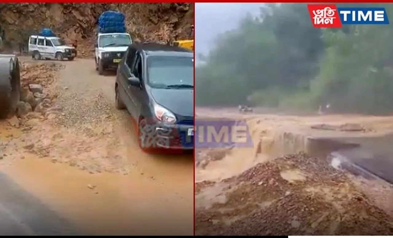 Vital NH-6 in Meghalaya Opens for Movement of Light Vehicles