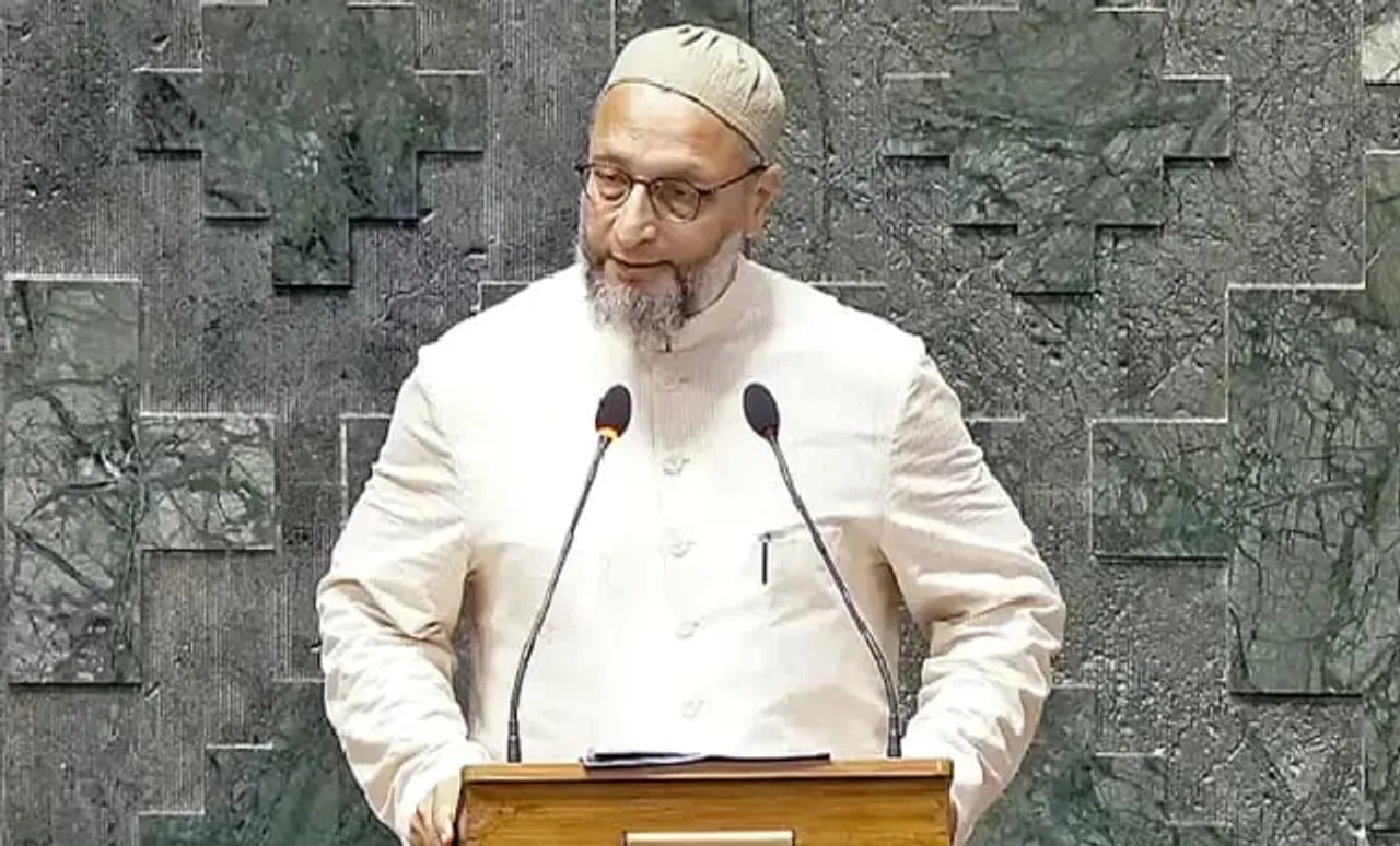 "Jai Telangana, Jai Palestine": AIMIM Chief Owaisi's Bizarre Oath Conclusion
