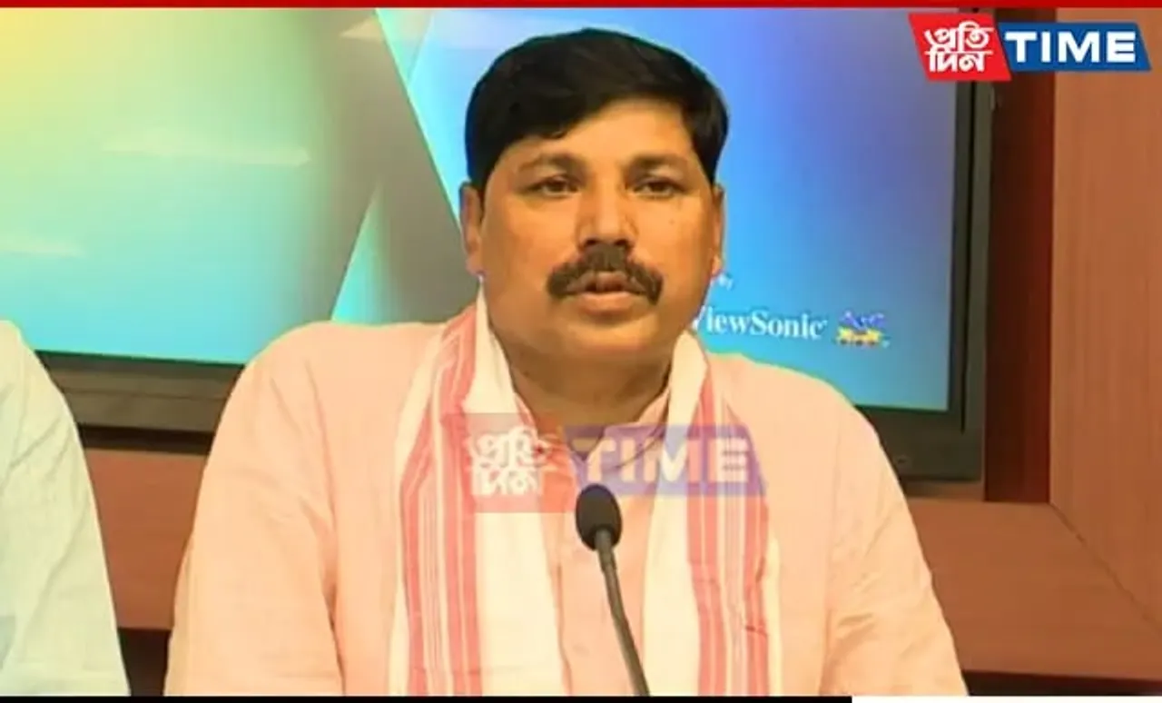 NDA's Showing In Assam, Mrinal Saikia Row In BJP Chief Bhabesh Kalita's Address