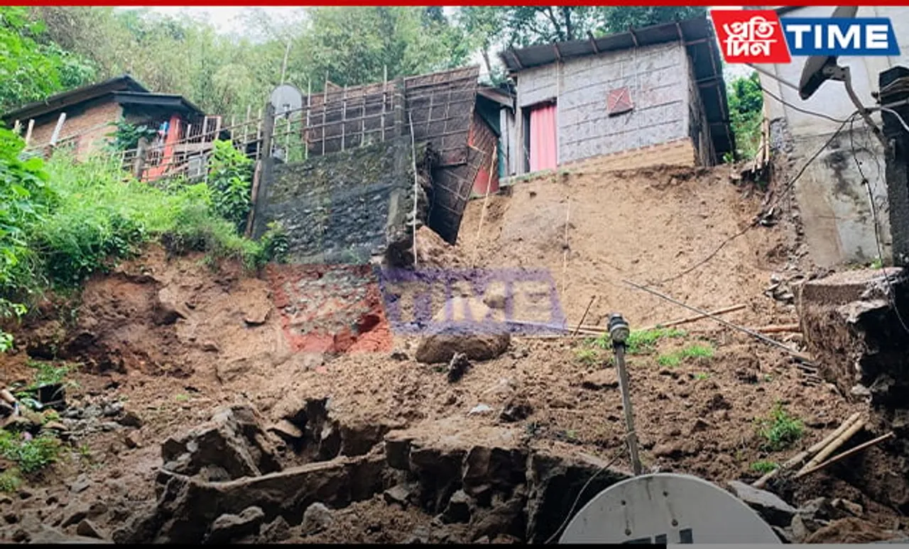 Landslide Hits Guwahati's Pandu, Family of 6 Evacuated
