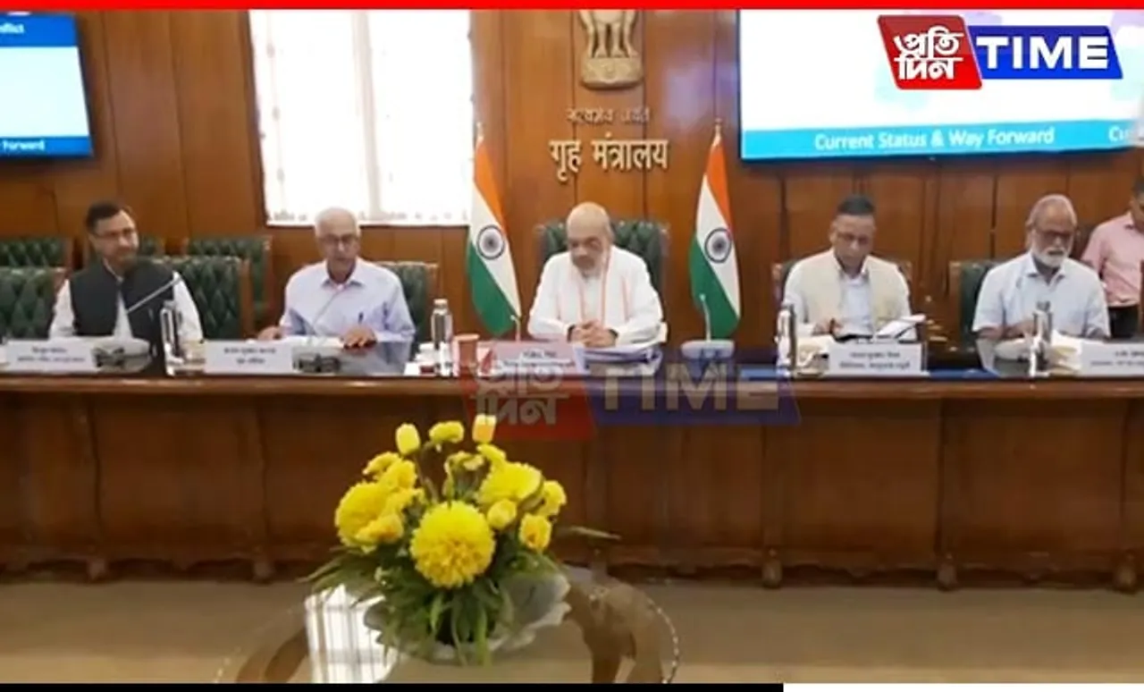 Amit Shah Chairs High-Level Meeting On Manipur Situation