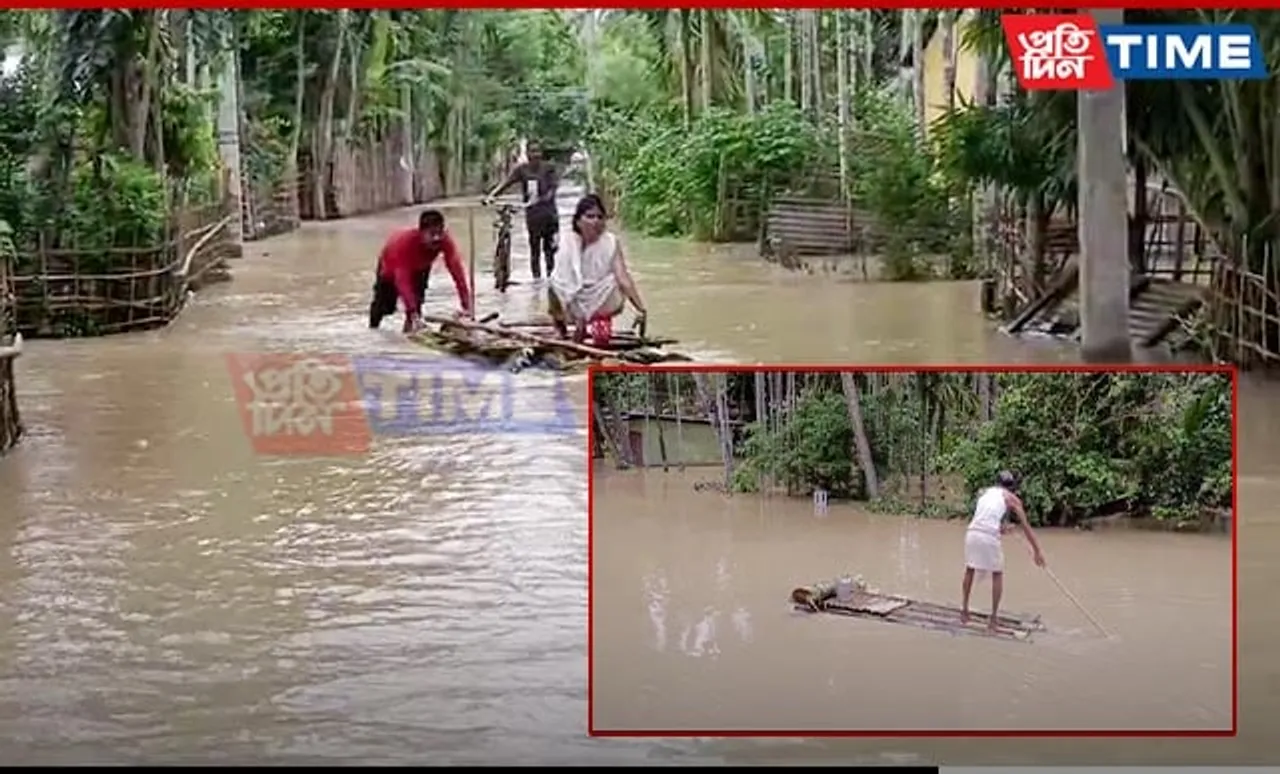 Assam Flood Crisis: Death Toll Rises to 24, Over 4,00,000 Affected