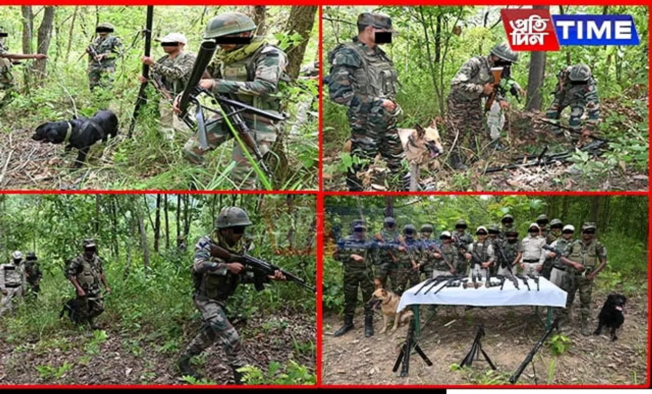 Joint Op by Infantry Battalion & Police Uncovers Significant Arms Cache in Manipur