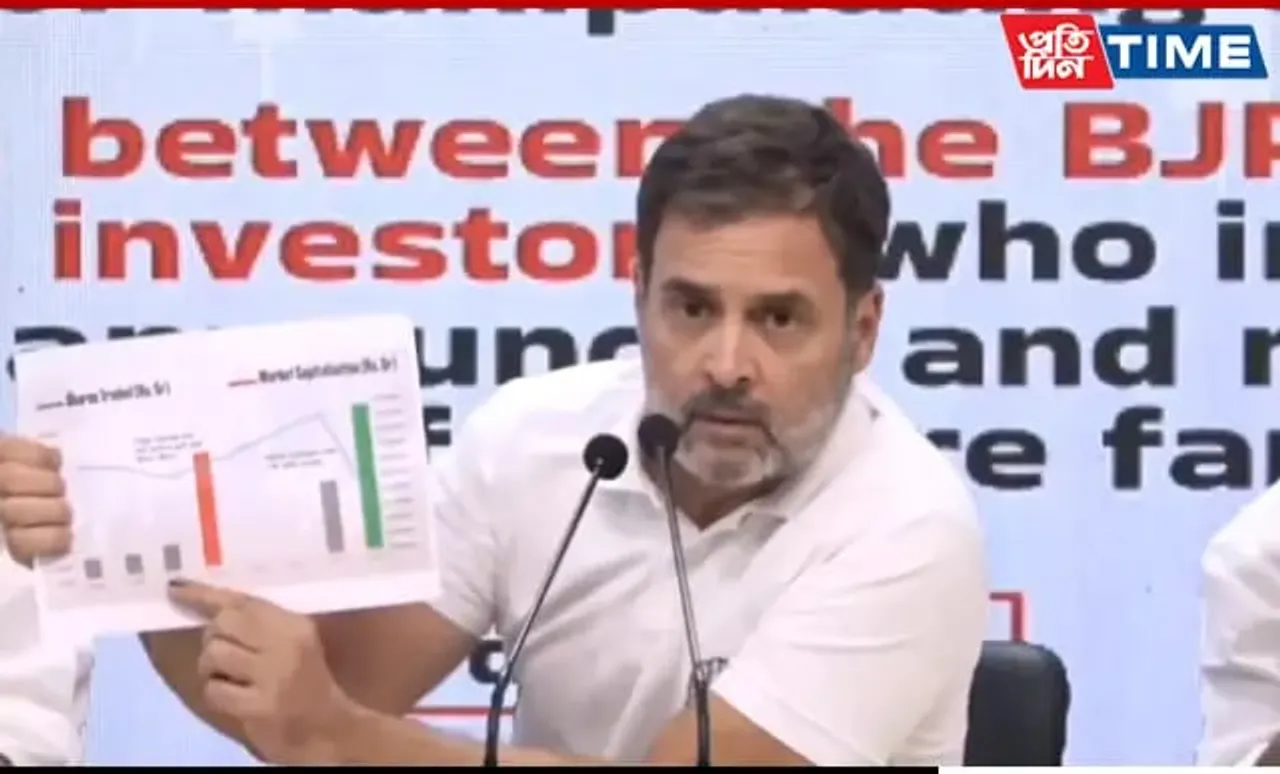 "Biggest Stock Market Scam": Rahul Gandhi Demands JPC Probe On Modi, Shah