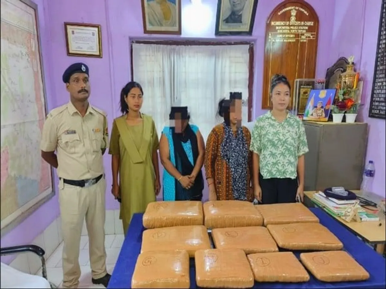 Two Women Arrested With 26 kg Ganja In Tripura