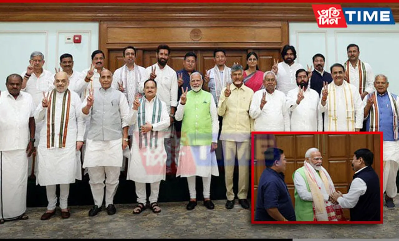 NDA Unanimously Re-elects Narendra Modi as Leader After Historic Election Win