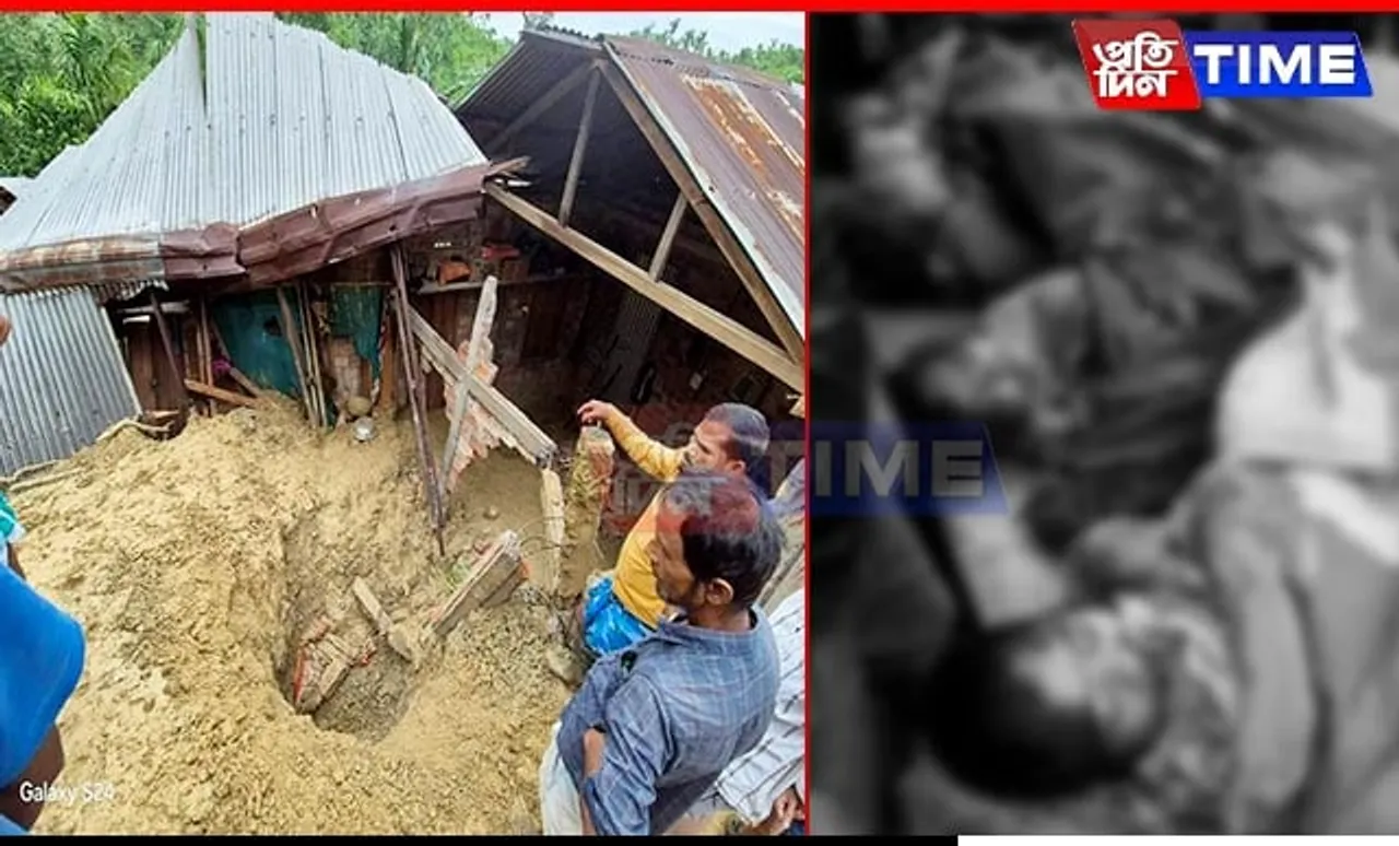 Assam: Mother, Three Daughters Among Five Killed In Landslide In Karimganj