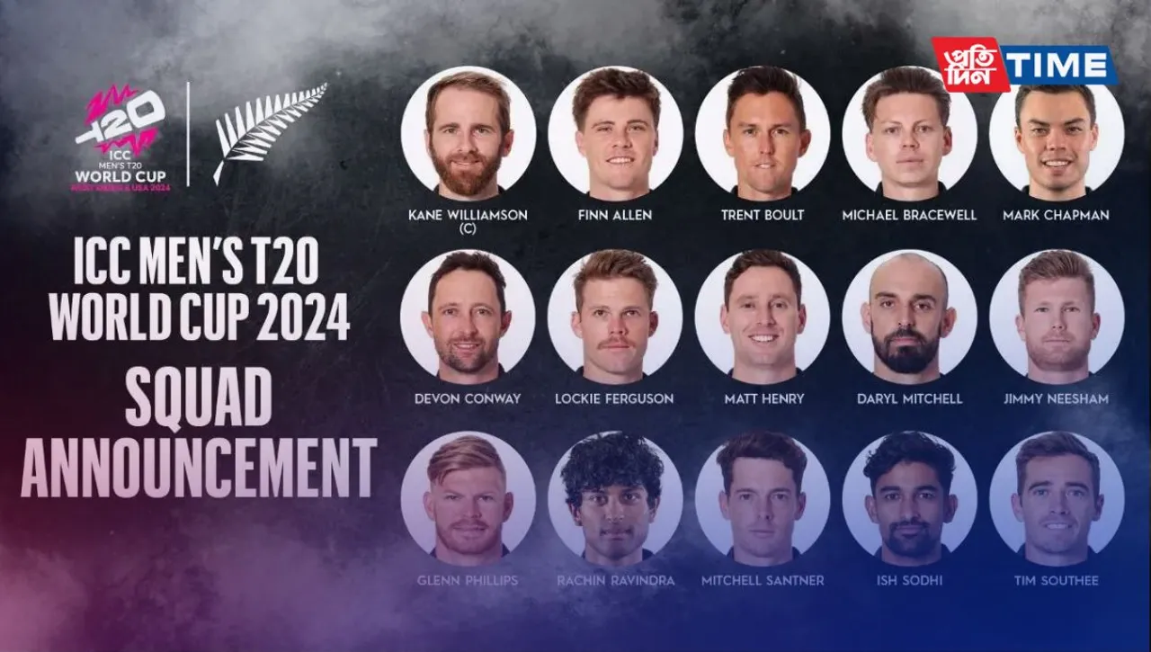 New Zealand T20 World Cup Squad 2024: Complete List of Team Players and Name