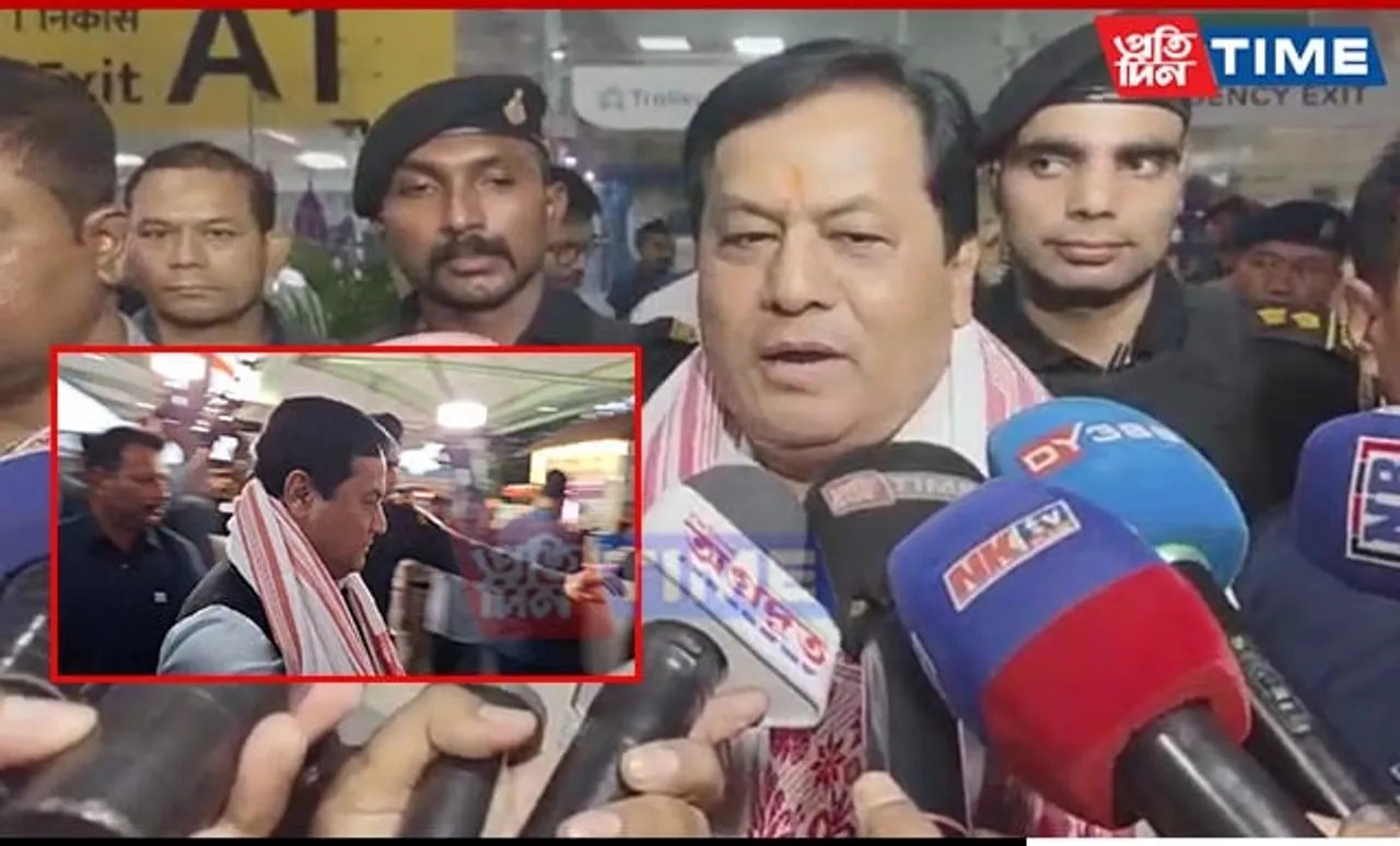 Sarbananda Sonowal Arrives in Guwahati After Union Cabinet Induction