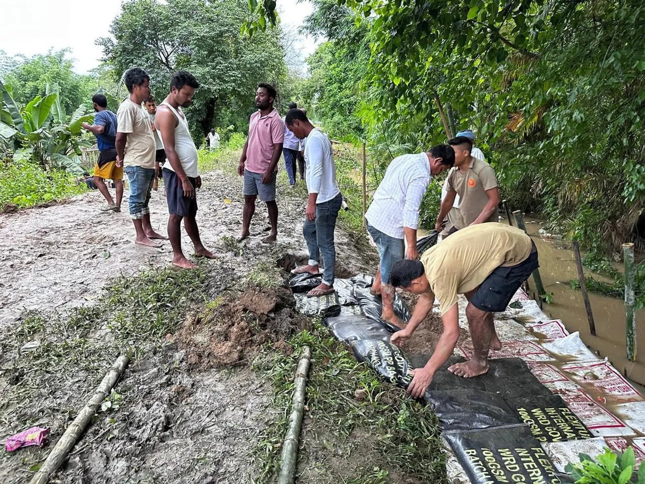 Water Resources Minister Pijush Hazarika Reviews Urgent Flood Control Efforts Across Assam