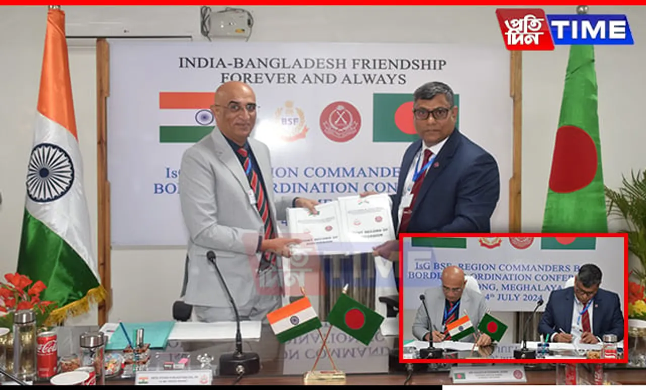 BSF and BGB Conclude Border Coordination Conference in Shillong