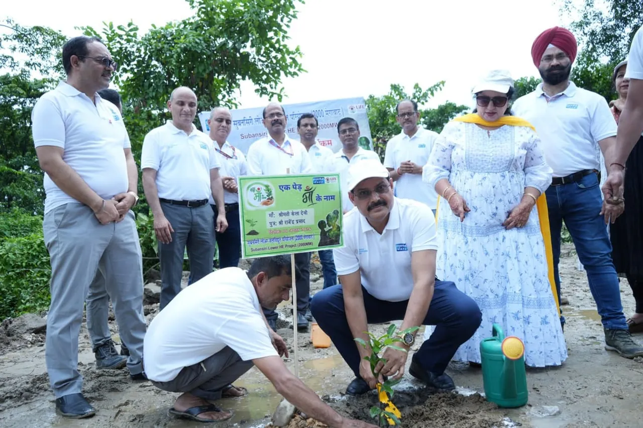 Assam: Major Plantation Drive at NHPC’s Subansiri Lower Project