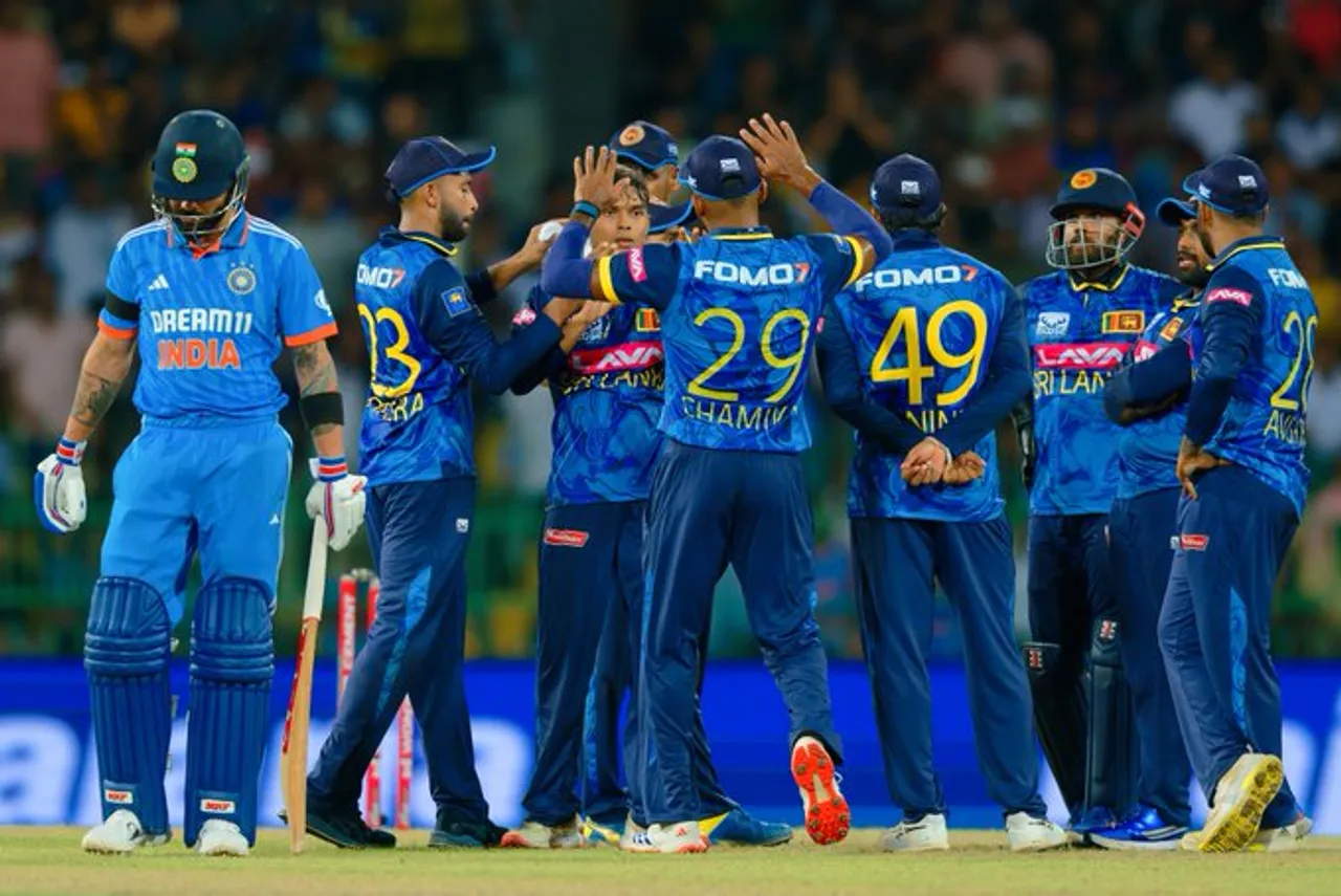 First ODI Ends in Thrilling Tie as India Falls Short of Sri Lanka's Total