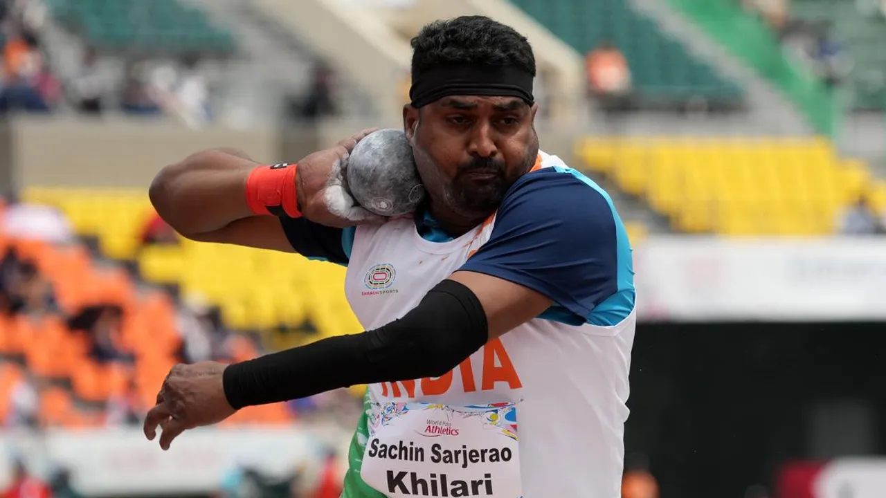 Sachin Khilari Clinches Silver in Men’s Shot Put F46 at Paris Paralympics 2024