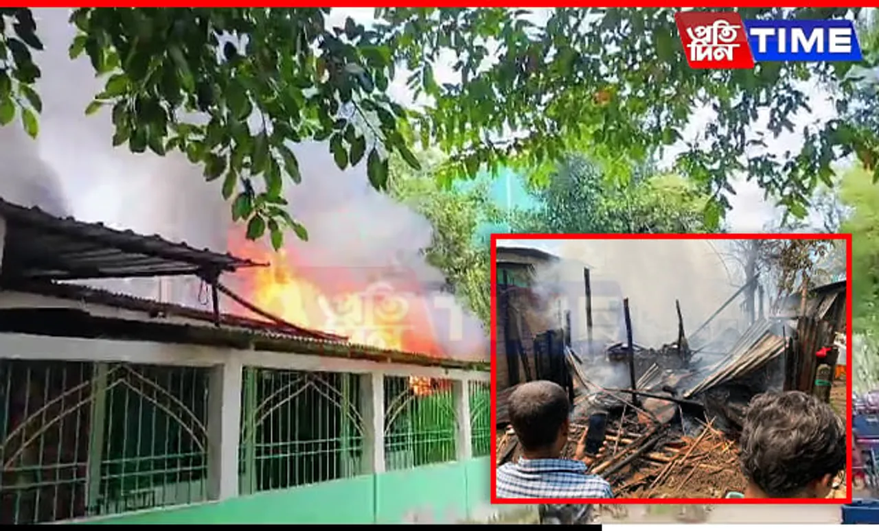 Guwahati: Series of Cylinder Blasts Spark Major Fire in Kalapahar