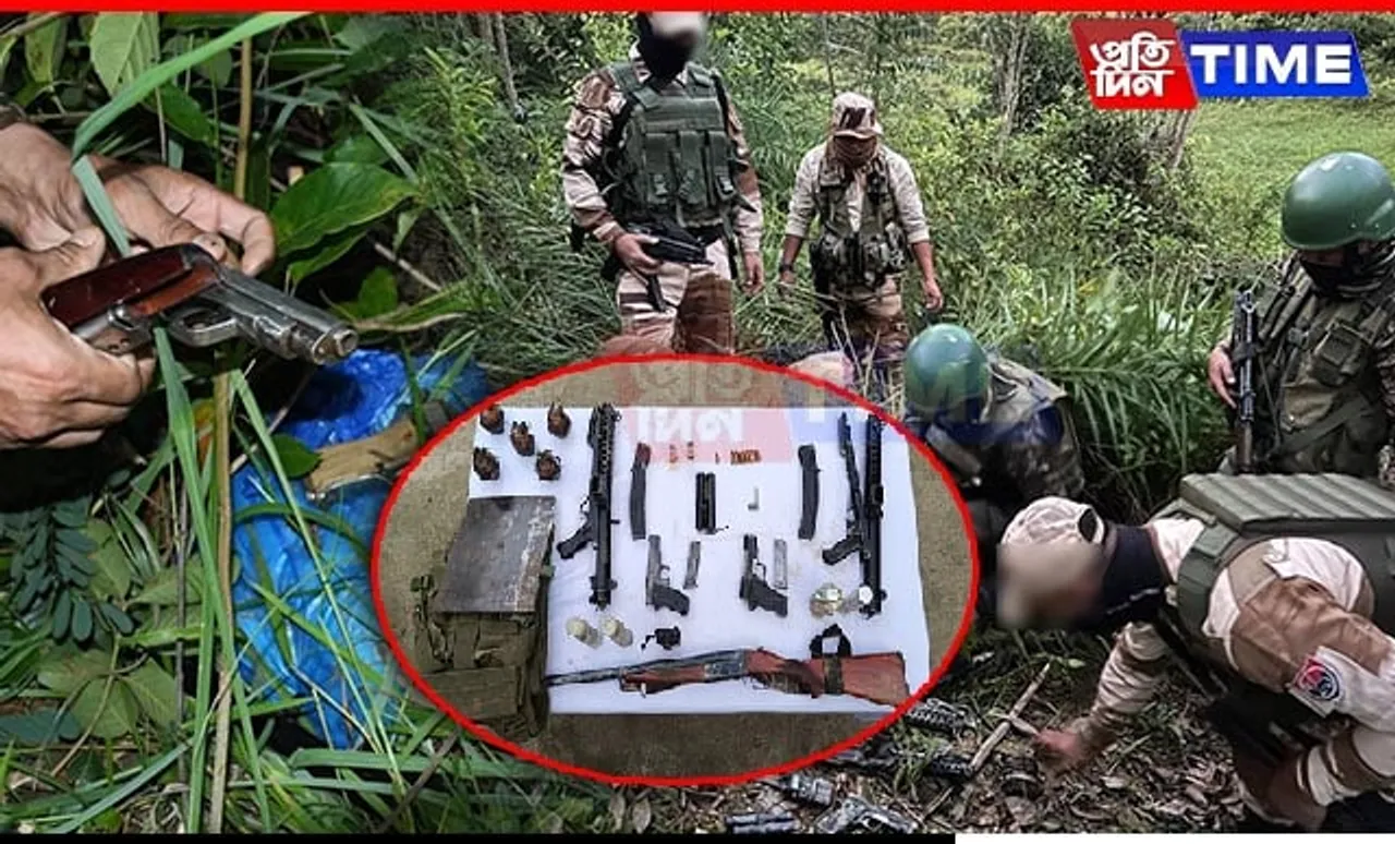 Crackdown on Illegal Arms: Army and Manipur Police Conduct Successful Raids