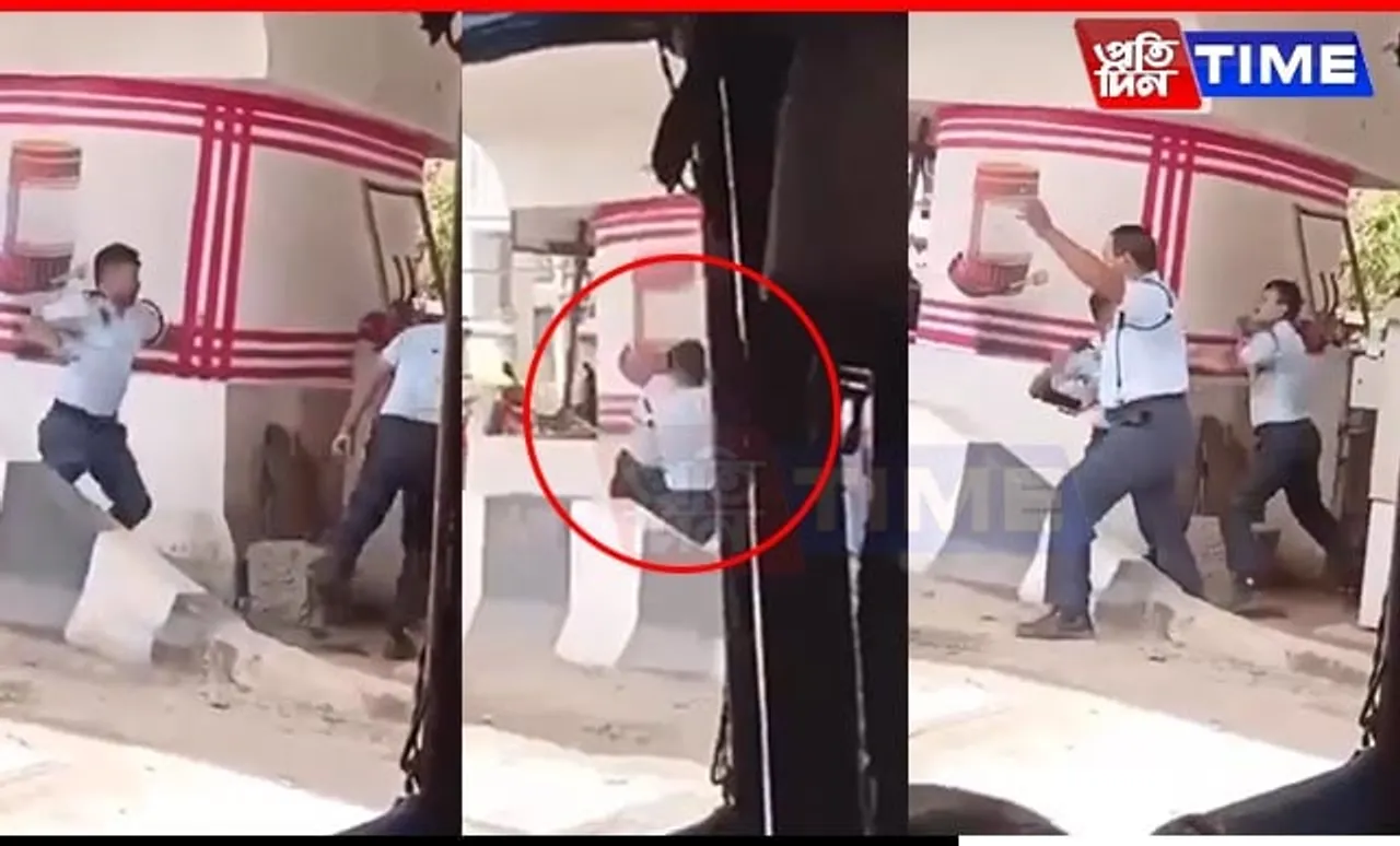 Two Traffic Cops Closed to Reserve After Viral Scuffle Video in Guwahati