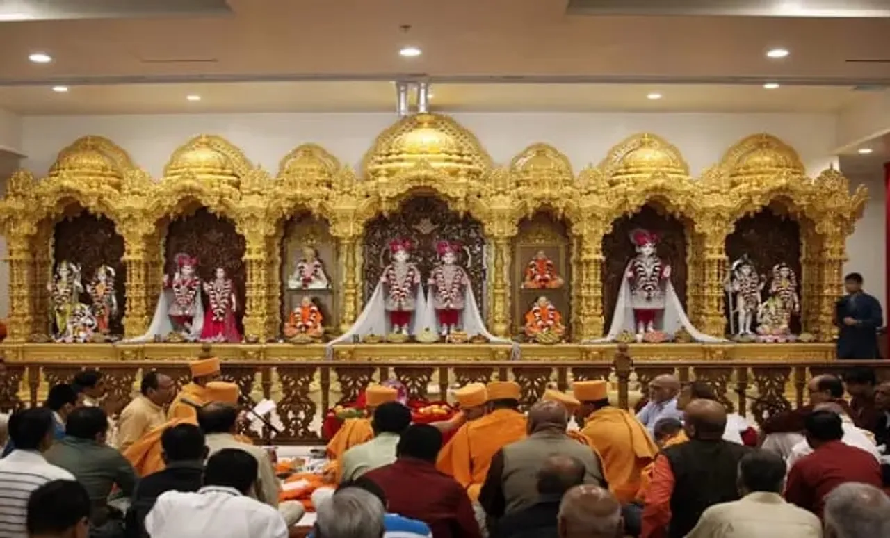 BAPS Temple In Sacramento Desecrated With Anti-Hindu Messages