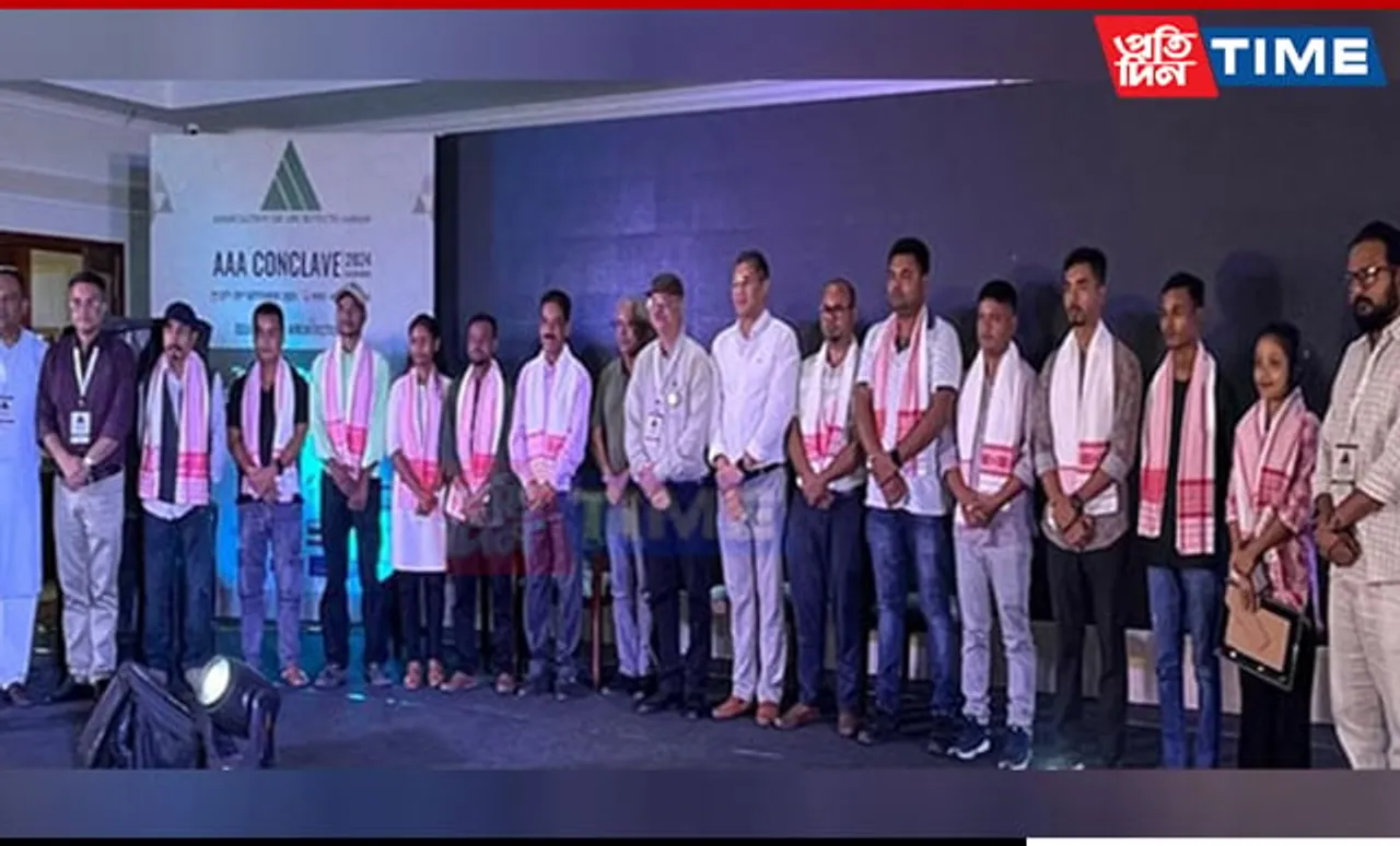 15 Kaziranga Conservation Workers Felicitated by Architects’ Association of Assam