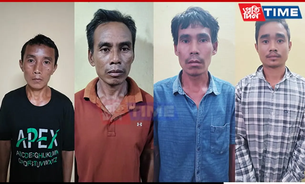 Assam: Four Poachers Nabbed In Kaziranga; Silenced Pistol Seized