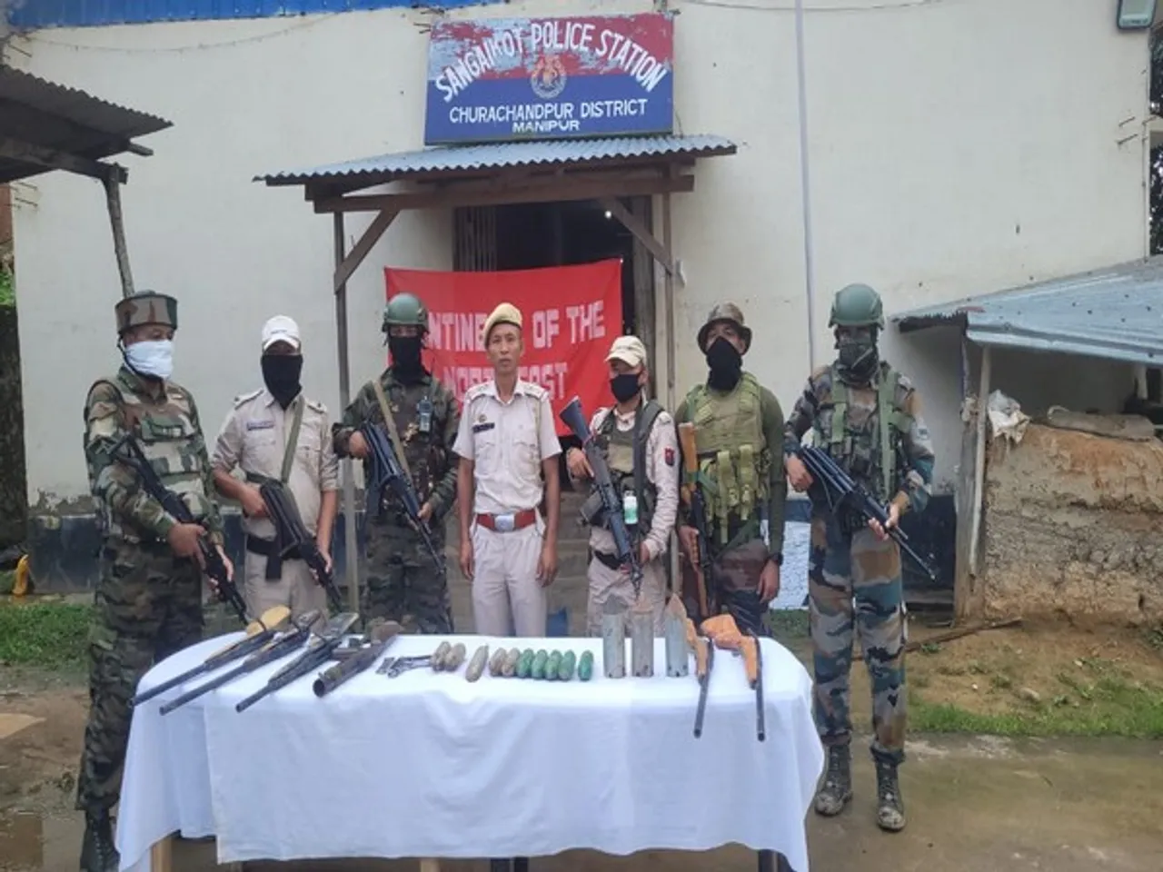 Manipur Police Seize Huge Cache Of Arms, Ammunition During Search Op