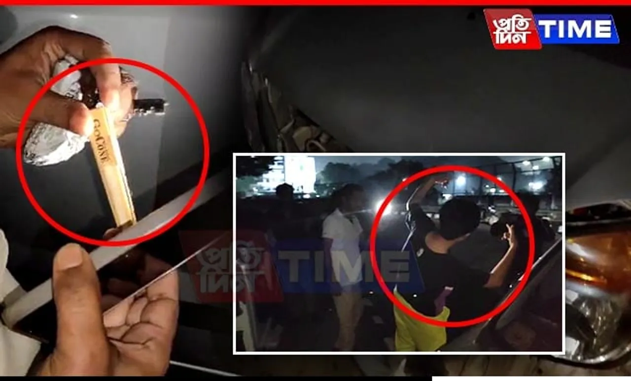 Guwahati: Intoxicated Driver Crashes Into Scooter In Noonmati; Ganja Found Inside Car
