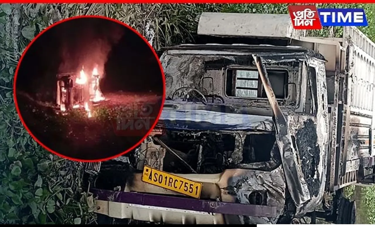 Assam: Suspected Cattle Thief Apprehended, Car Torched