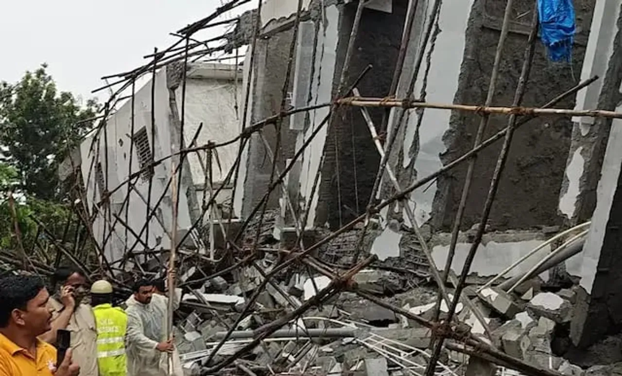 Under-Construction Building Collapses In Bengaluru Amid Heavy Rains; 3 Dead