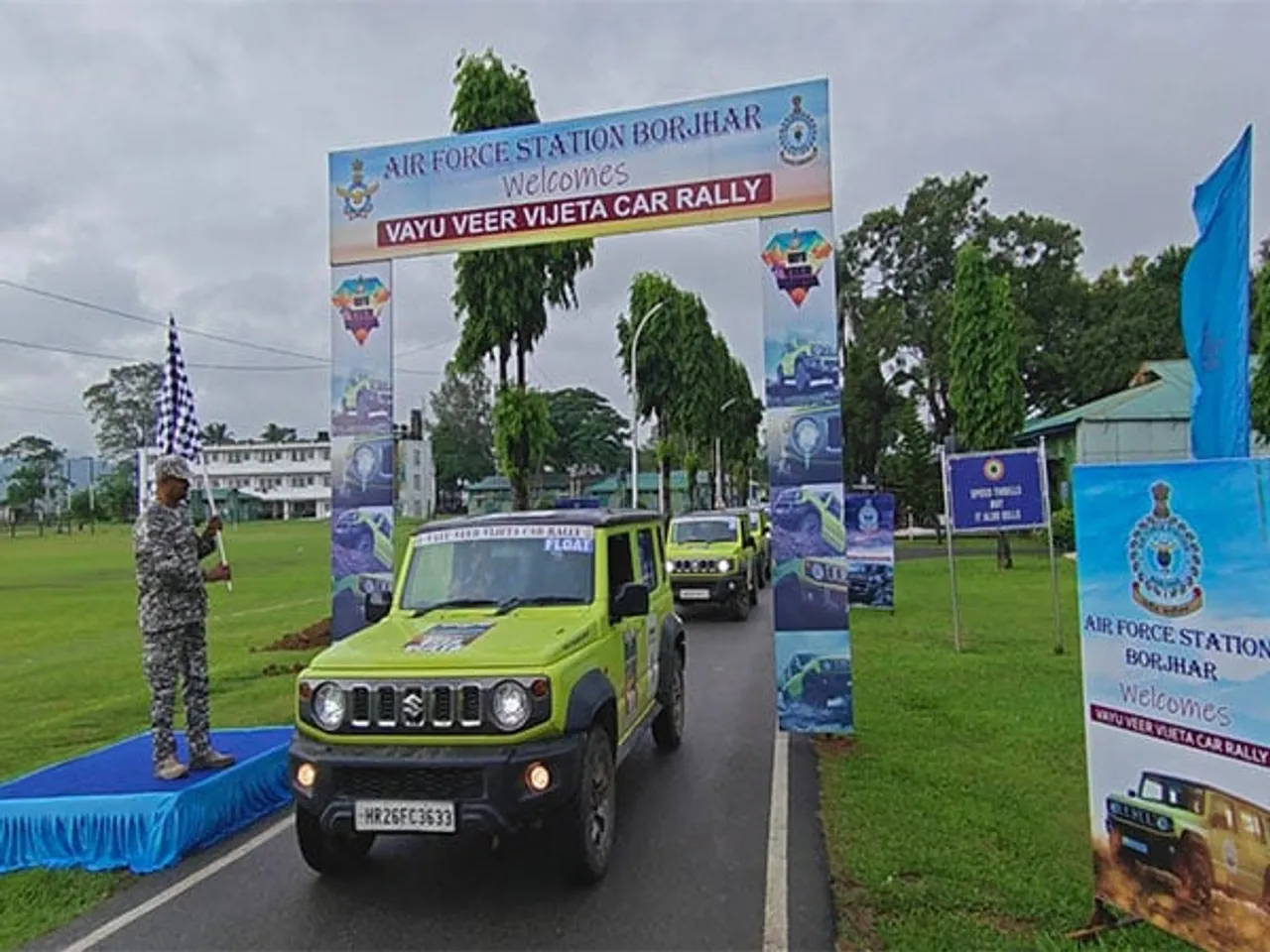 Tezpur AFS Welcomes 'Vayu Veer Vijeta Rally' Celebrating IAF, Kargil Victory