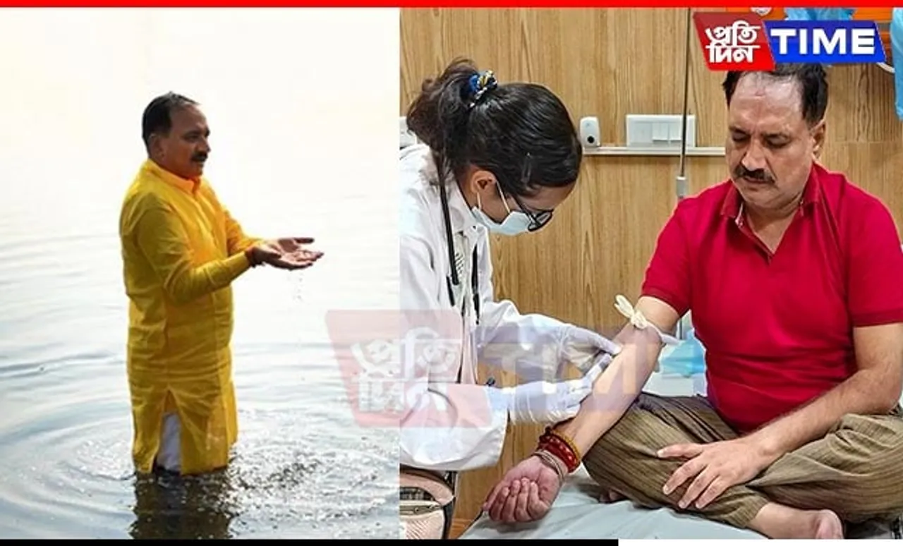 Delhi BJP President Suffers Severe Skin Ailments After Dip in Yamuna