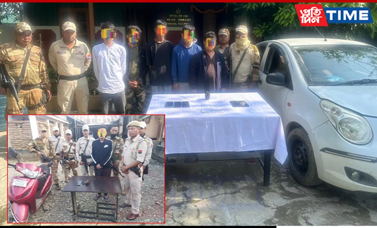 Manipur Police Nab 6 Militants for Involvement in Abduction Activities