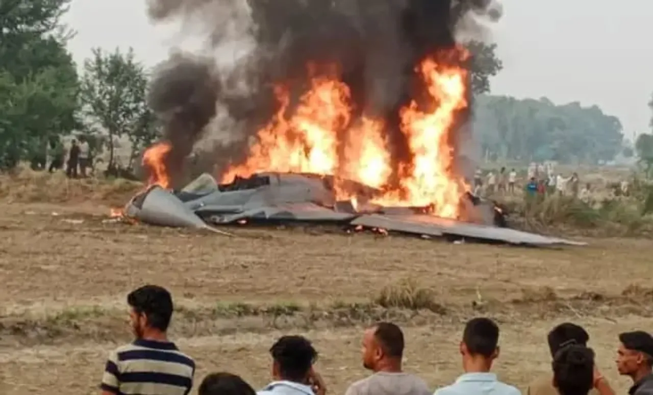 BREAKING: Fighter Jet Crashes Near Agra; Pilots Safe