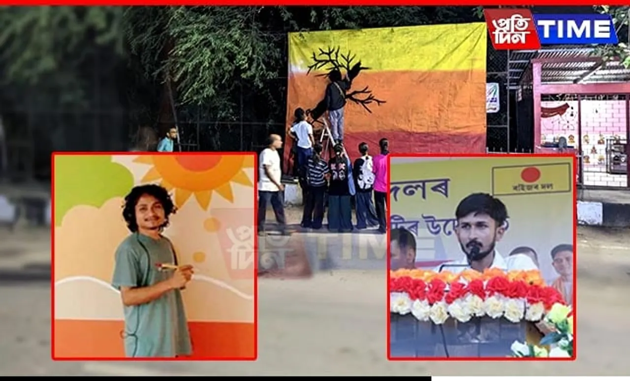 2 Arrested for Anti-Government Graffiti Amid Ongoing Tree-Cutting Protest in Guwahati 