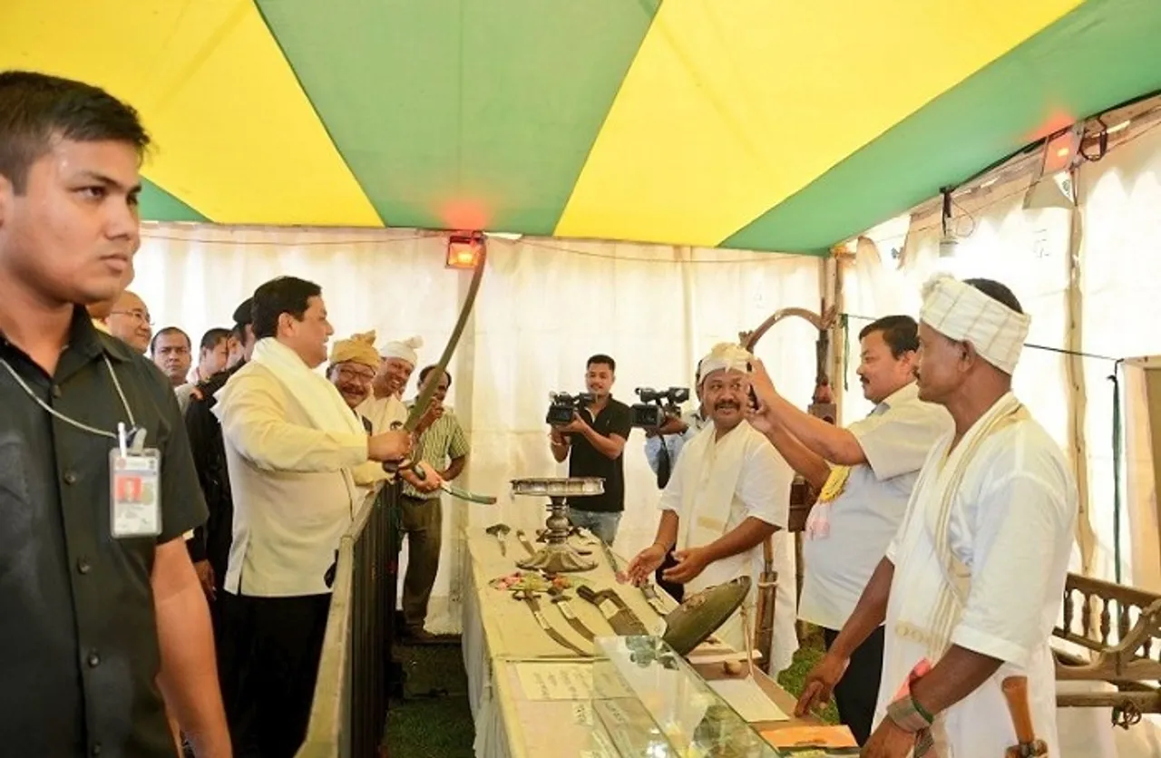 CM Sonowal conferred with Swargadeo Sarbananda Singha Award