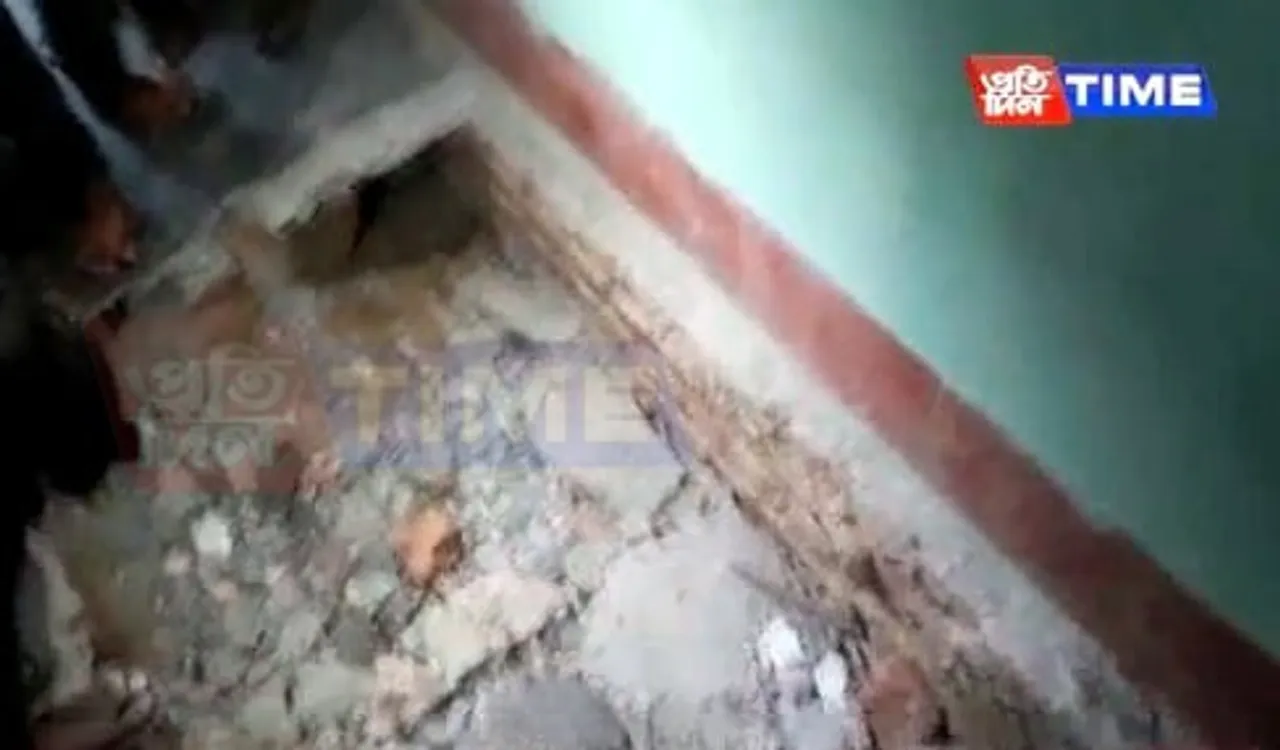 Two students injured as floor collapses during earthquake at a school in Mangaldoi