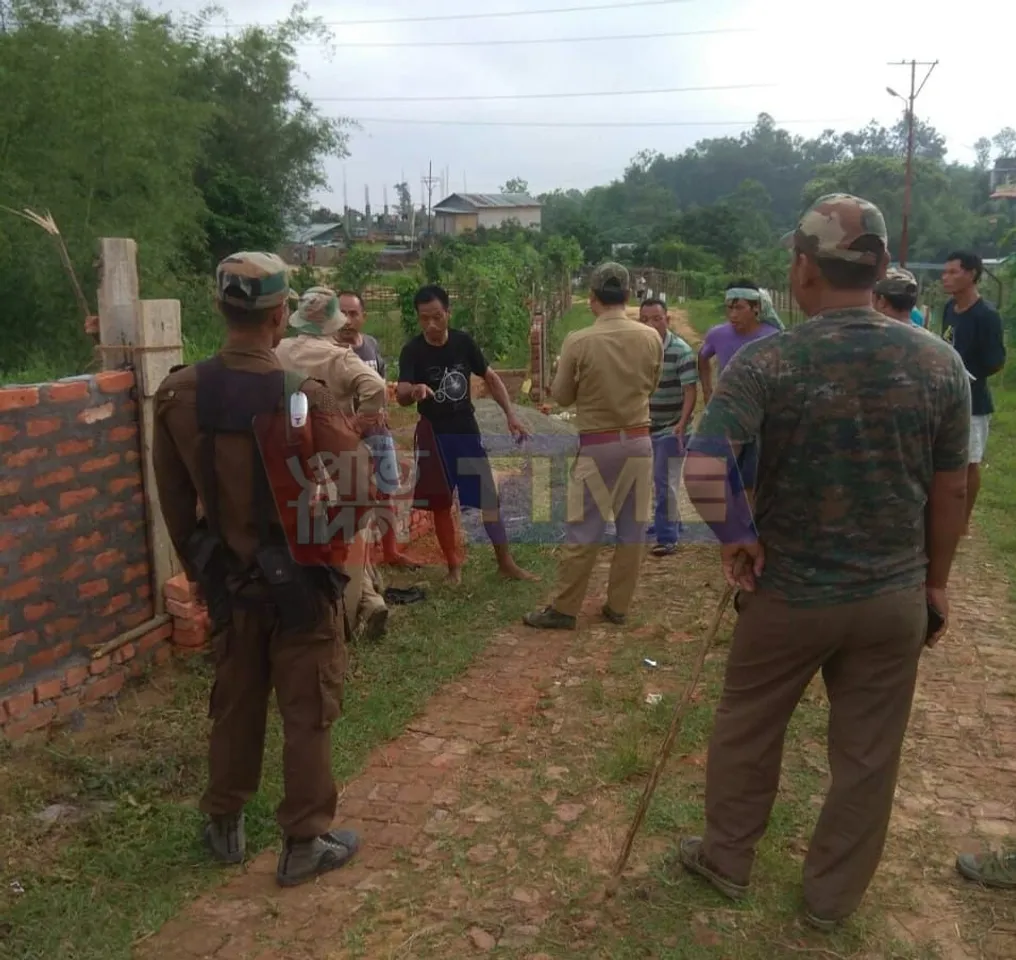 Naga encroachment at Daldali Reserve Forest in Diphu