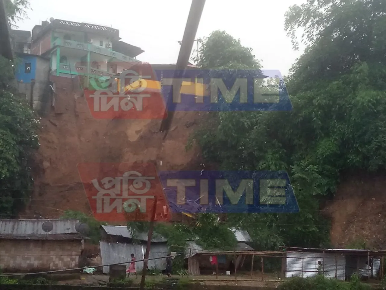 Heavy rainfall in Arunachal Pradesh, landslide in Naharlagun
