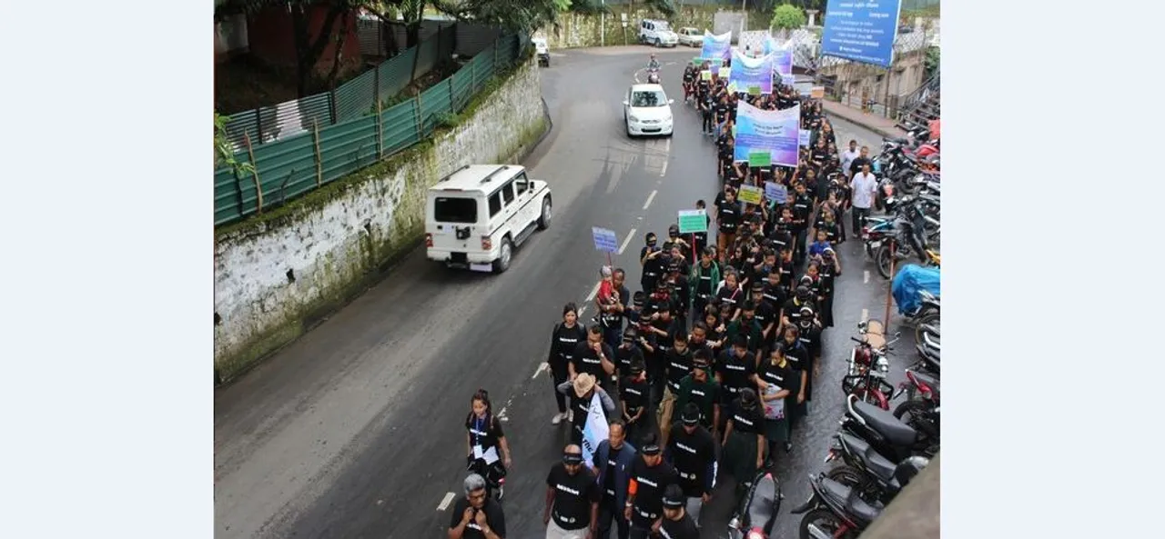 Aizawl hosts ‘Walk in the Dark’