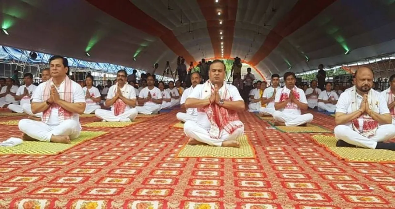 International Yoga Day being observed across Assam