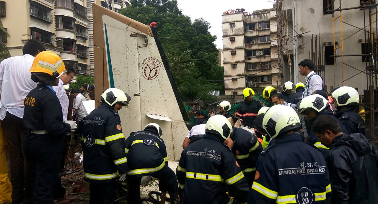 Chartered plane crashes in Mumbai killing five