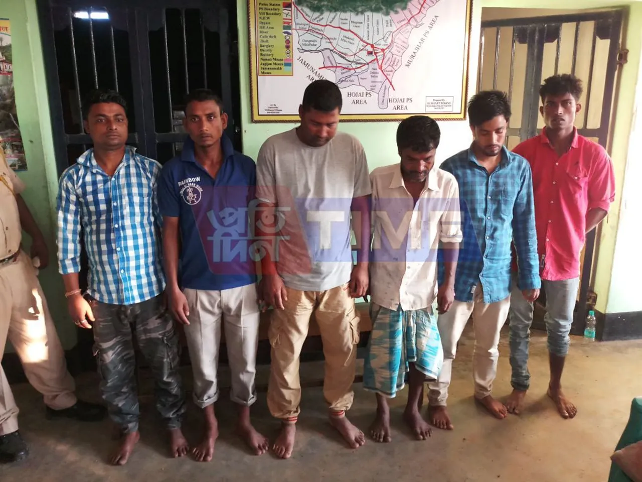 6 bandh supporters involved in attacking vehicles at Dabaka arrested