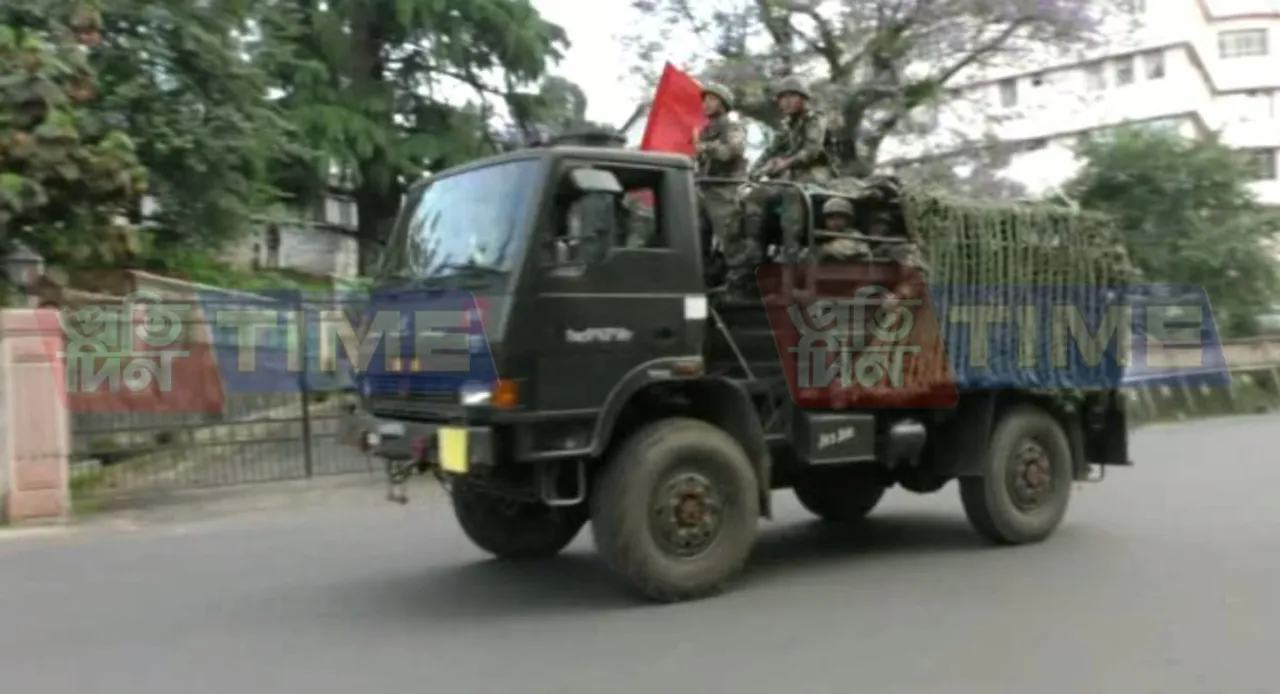 Shillong violence: Army conducts fourth flag march