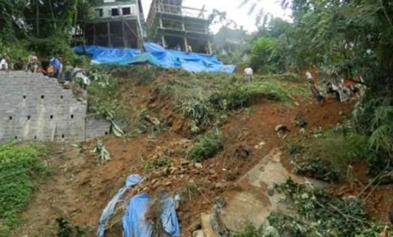 Landslide sweeps building in Mizoram, kills 10